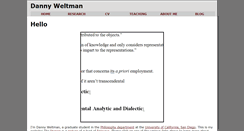 Desktop Screenshot of dannyweltman.com